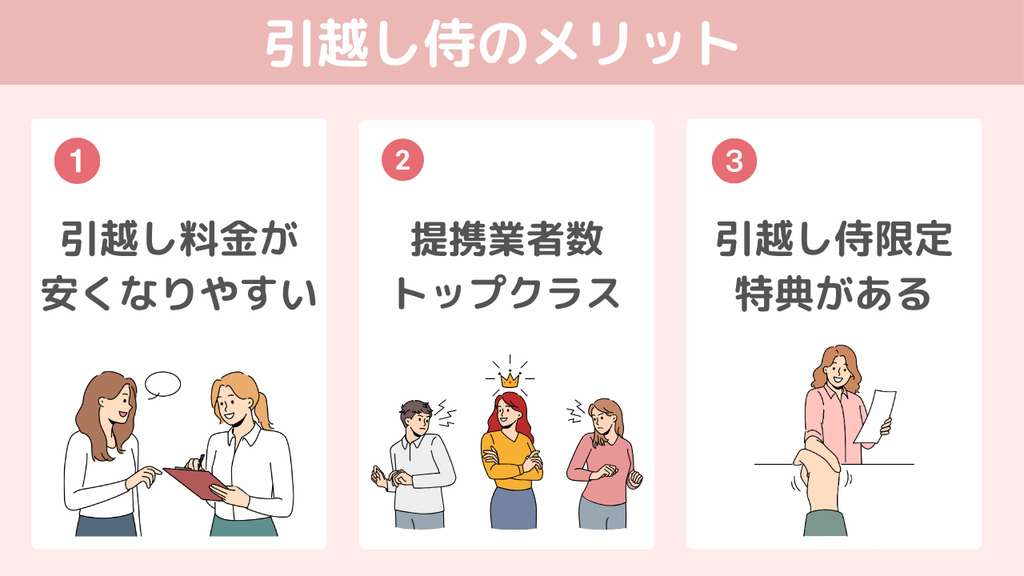 【メリット】引越し侍が人気な理由3つ